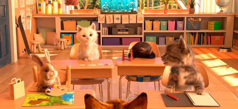 Little Kitten Friends & School